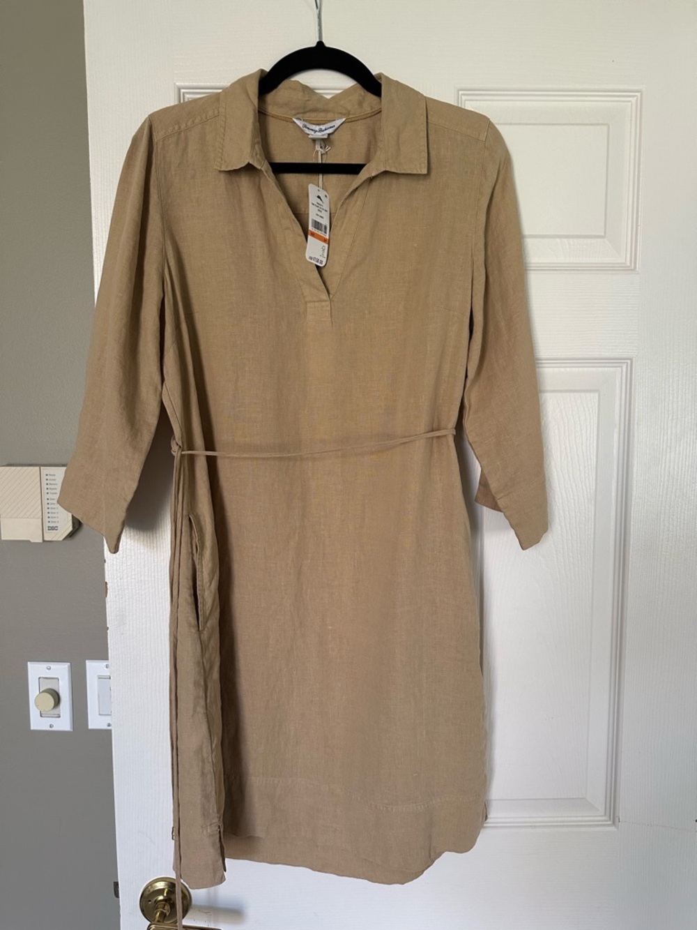 Tommy Bahama Two Palms 3/4 Sleeve Linen shift Dress